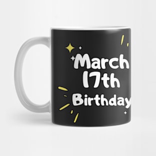 famous March 17th Birthday, St. Patrick's Irish Day gift for boyfriend Mug